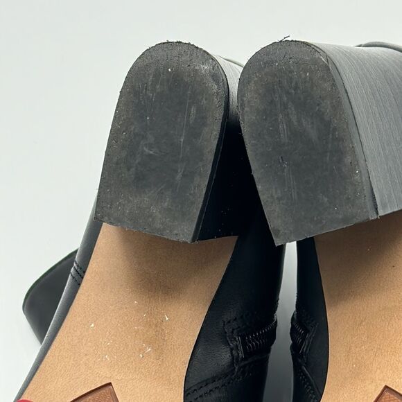 Franco Sarto Boots Size 6.5 Olympia Ankle Black Leather - Picture 10 of 11